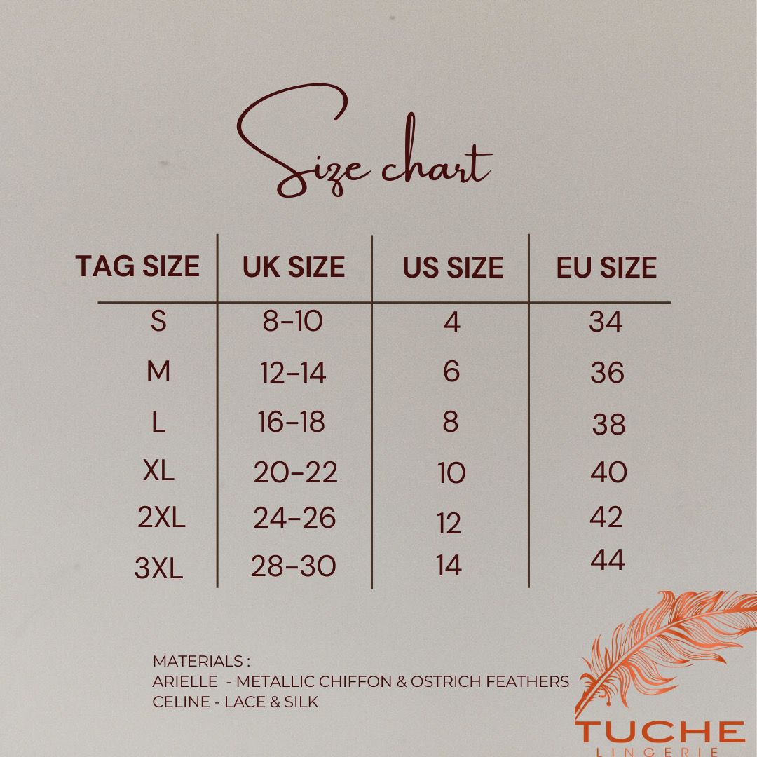 Celine Black lace robe